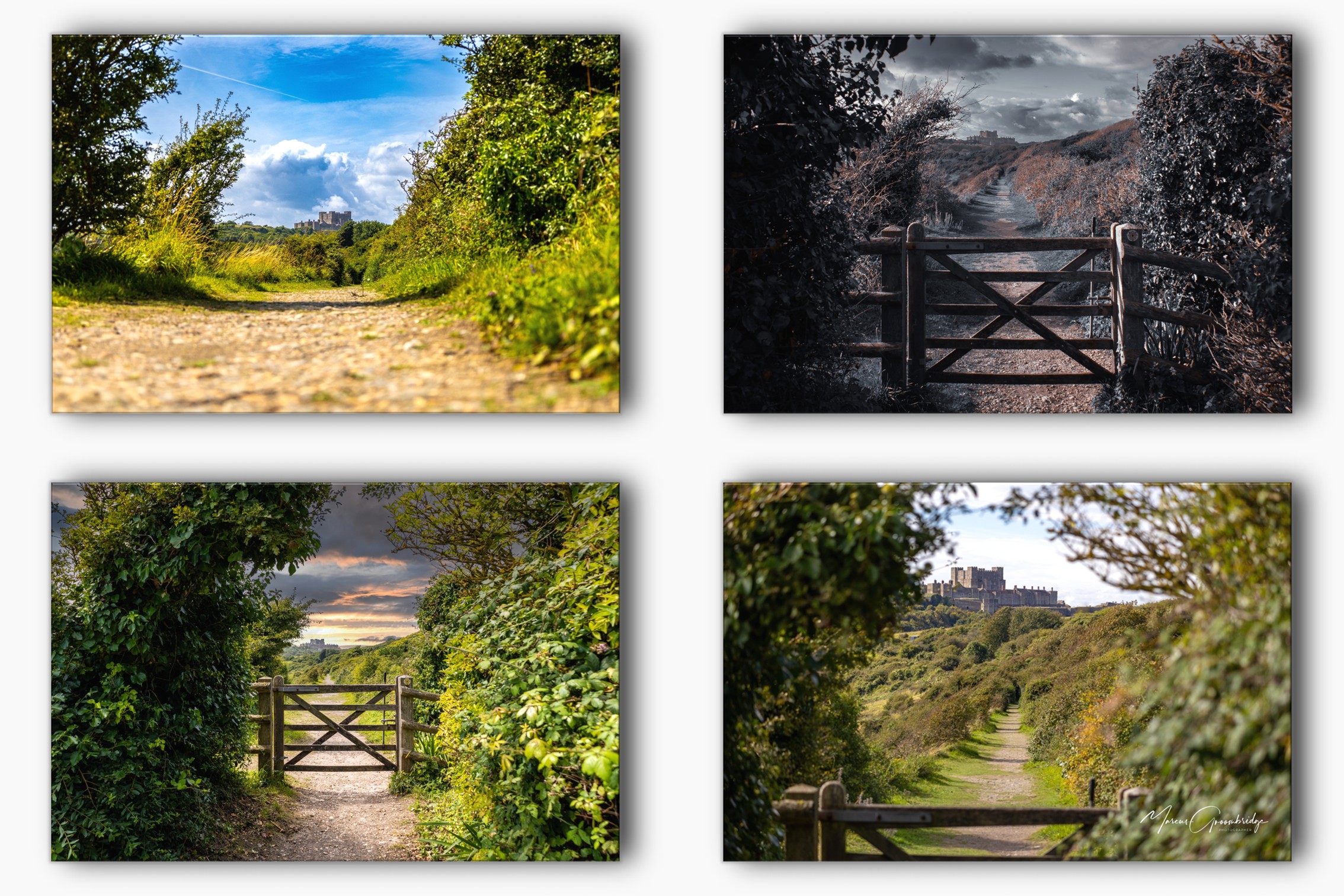The pathway leading to Dover Castle