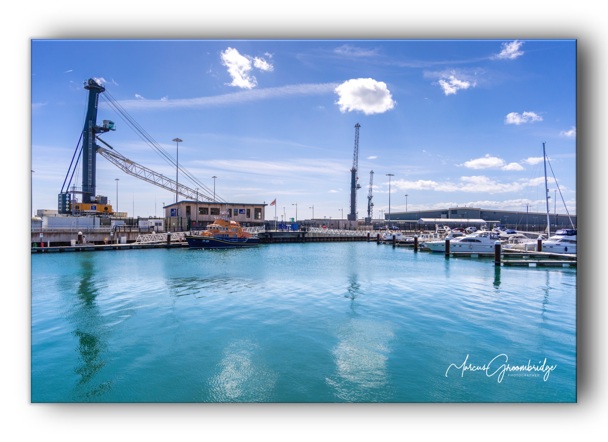 Dover Lifeboat setting photograph