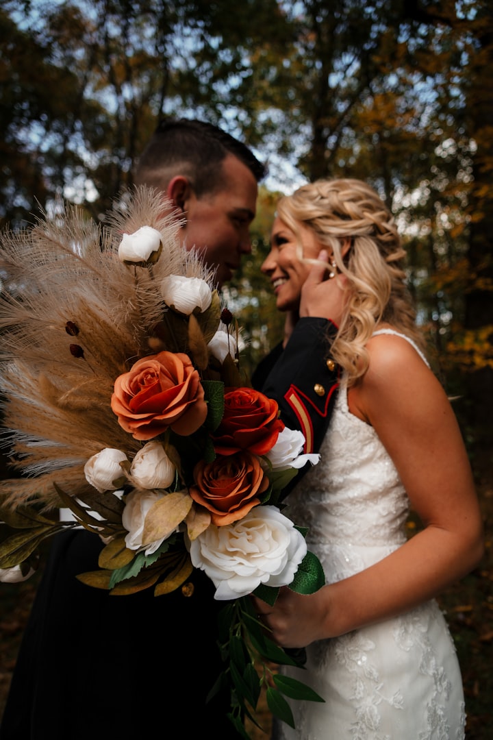 Bride and groom photograph