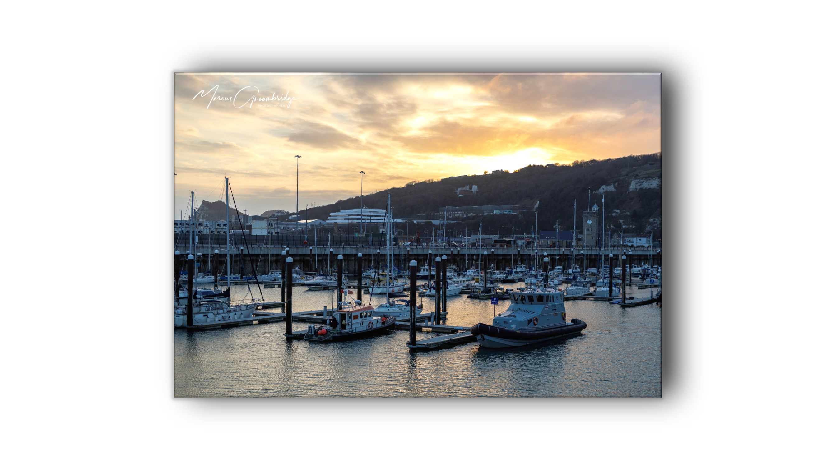 Sunset at the Marina Curve