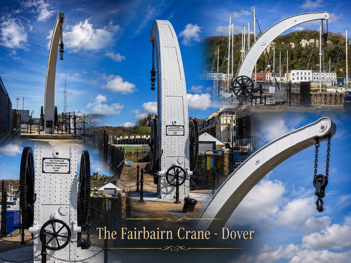 The Fairbairn Crane in the Port of Dover Kent
