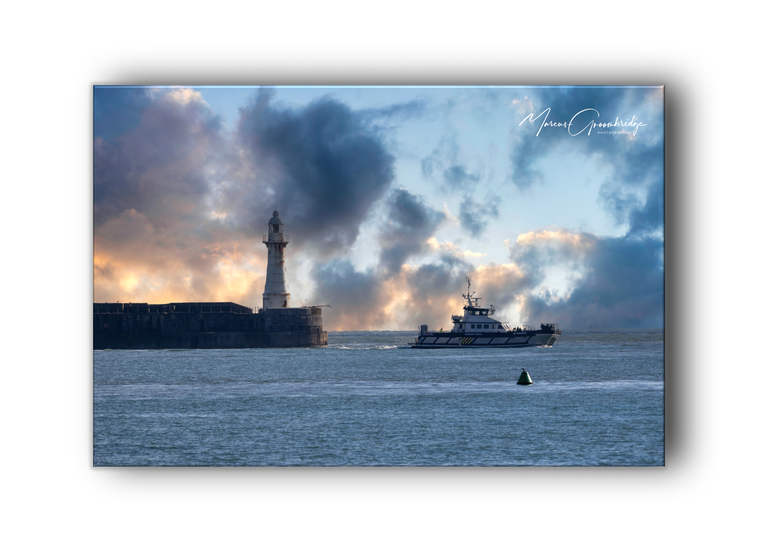 A vessel entering the Port of Dover in Kent.