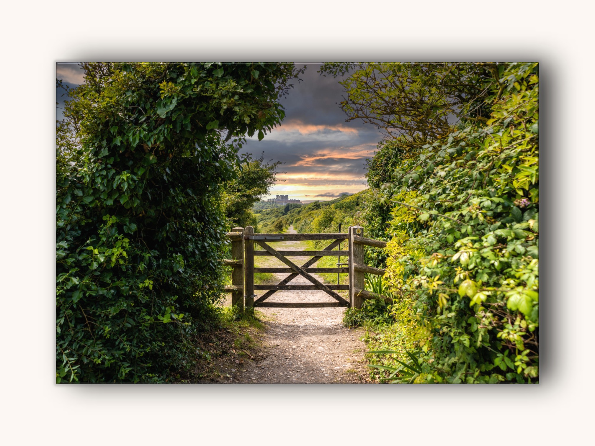 A gate leading to Dover Castle in Dover Kent