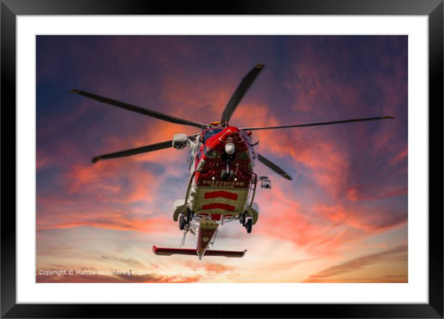 Coastguard rescue over dover in kent