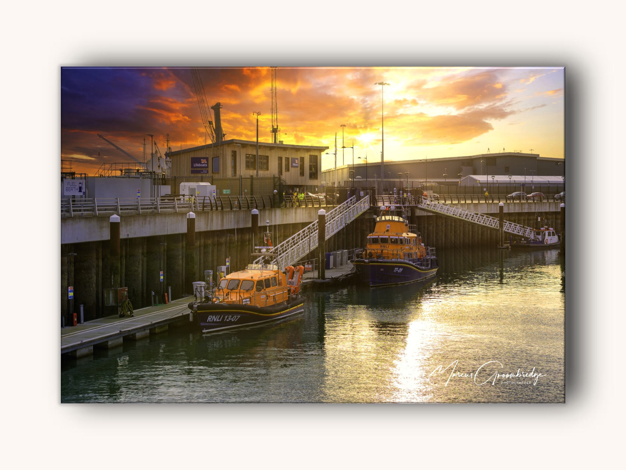 Dover Lifeboat Station Sunset