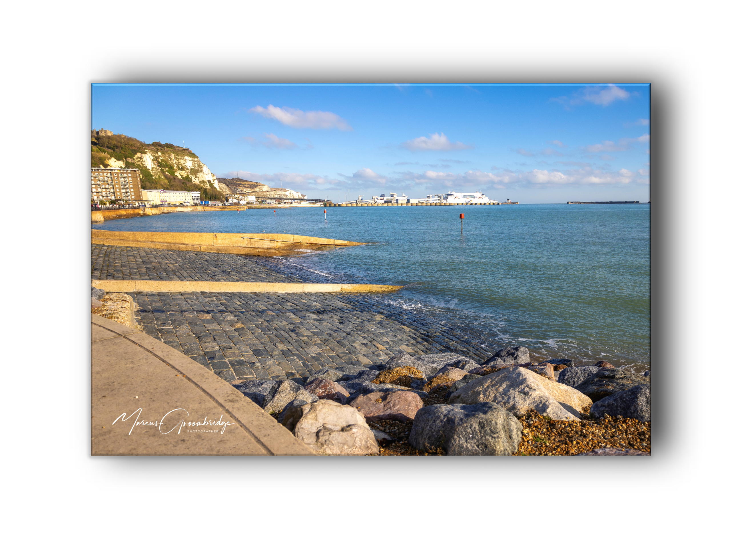 The seafront at the Port of Dover