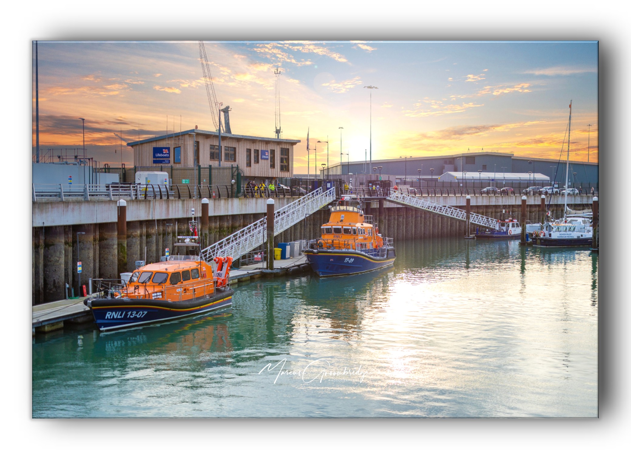 Dusk over Dover Lifeboat