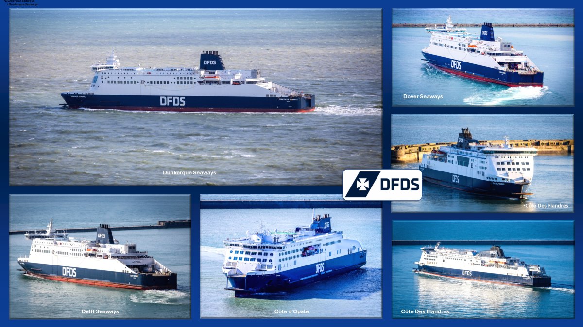 DFDS Ferries in the Port of Dover