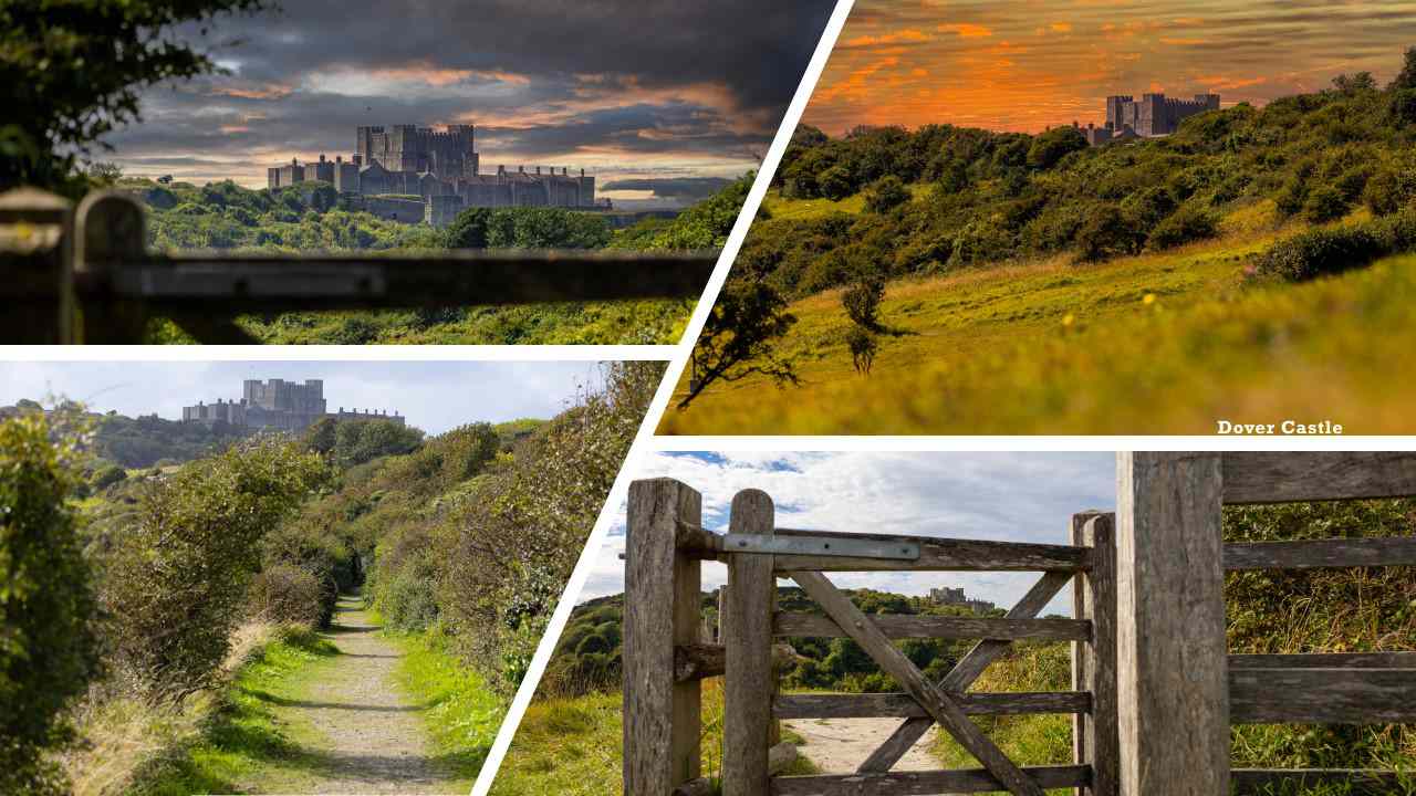 Dover Castle and Langdon Cliffs photography