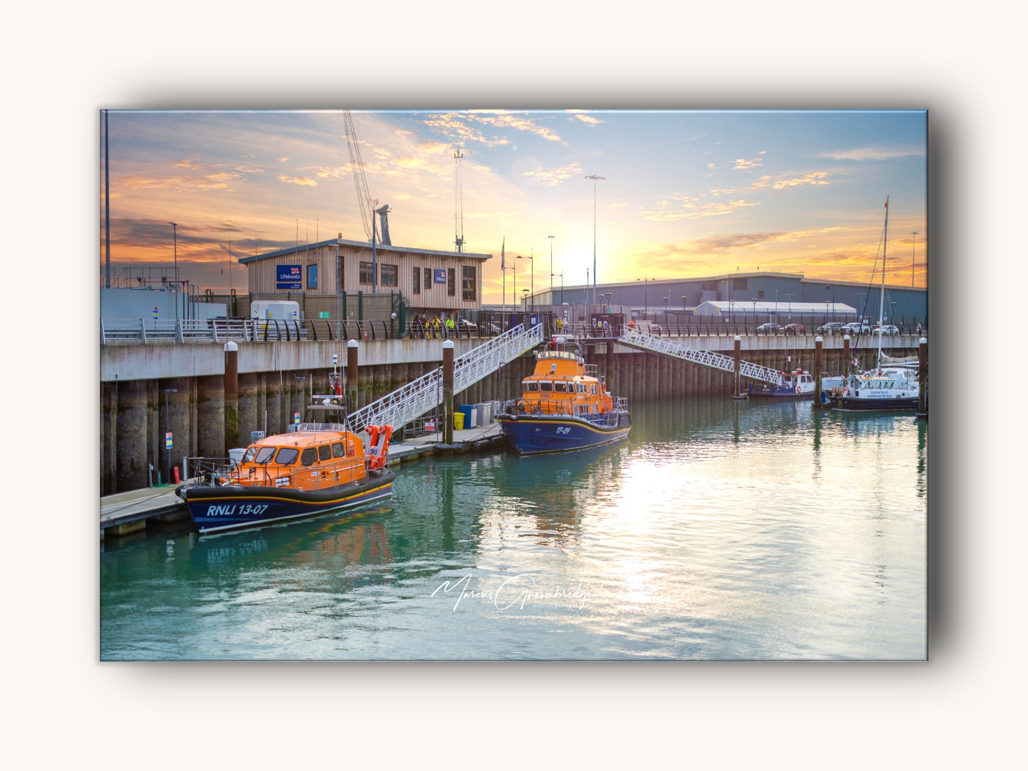 Dover Lifeboat in the Port of Dover
