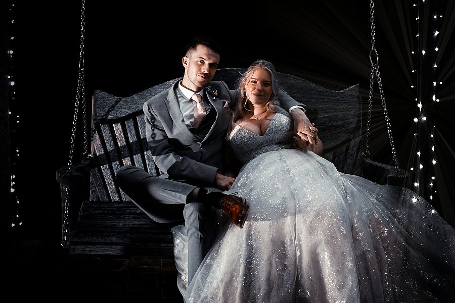 Couple portraits after a natural Kent wedding ceremony