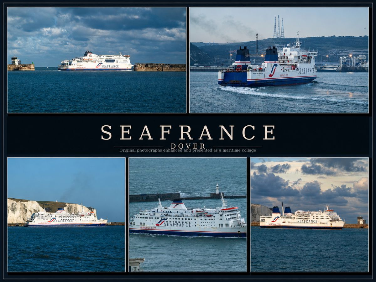 Seafrance Ferries in the Port of Dover