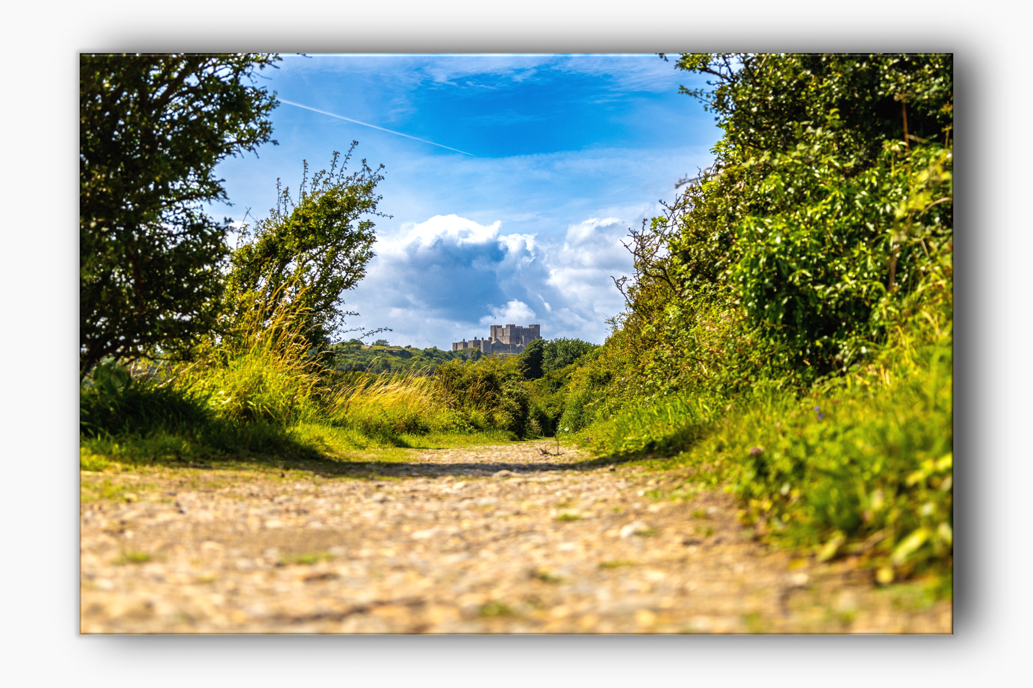 A summer view of Dover Castle
